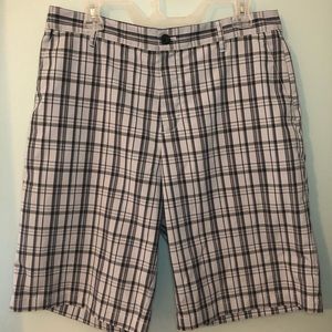 Men’s Adidas Plaid Golf Shorts